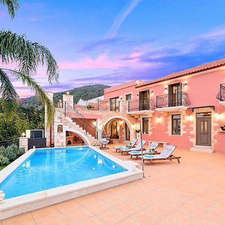 Steve Kois Villa Heated Pool Chania  Buitenkant foto